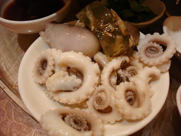 Calamari & Sea Worms in Gelatin