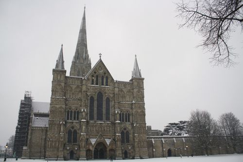 Catherdral in Snow Front