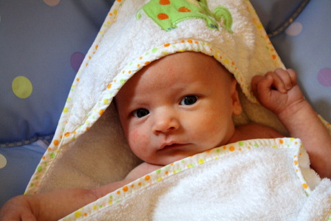 Emmett in His Bath Towel